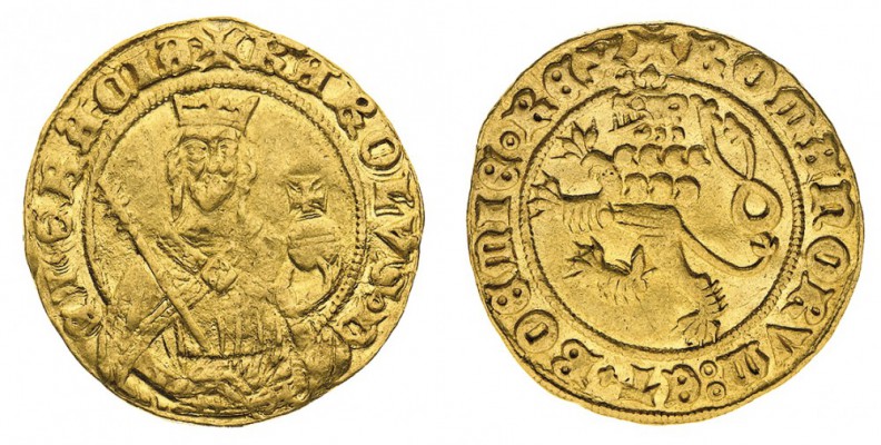 boemia 
Karl I von Luxemburg (1346-1378) - Fiorino (Goldgunden) - Zecca: Kutten...