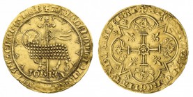 francia 
Giovanni II (Jean le Bon) (1350-1364) - Mouton d’or - Zecca: indeterminabile - Diritto: agnello pasquale in movimento verso sinistra, retros...