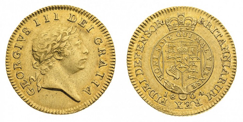 gran bretagna 
George III (1760-1820) - Half Guinea 1804 - Zecca: Londra - Diri...