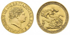 Giorgio III (1760-1820) George III (1760-1820) 
Sovereign 1820, spread short date - Zecca: Londra - Rara - Di buona qualità (Seaby n. 3785C) (Friedb....