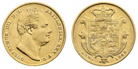 Guglielmo IV (1830-1837) William IV (1830-1837)
Sovereign 1832 - Zecca: Londra - Non comune - Di qualità molto buona (Seaby n. 3829B) (Friedb. n. 383...