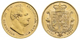 Guglielmo IV (1830-1837) William IV (1830-1837)
Sovereign 1832 - Zecca: Londra - Non comune - Di qualità molto buona (Seaby n. 3829B) (Friedb. n. 383...