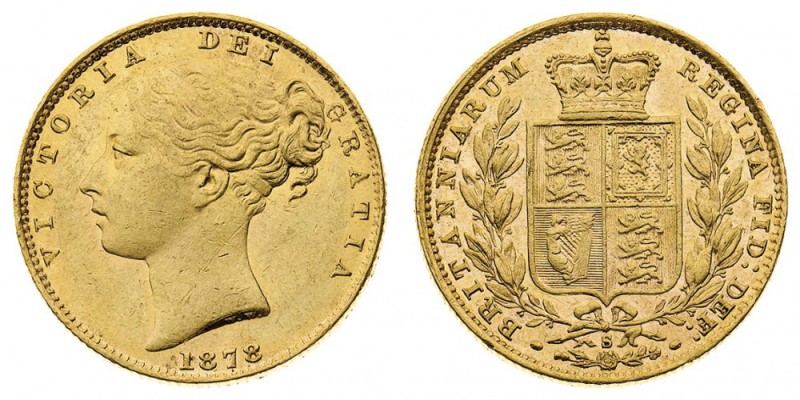 Vittoria (1837-1901) Victoria (1837-1901) Shield (1838-1887) 
Sovereign 1878 - ...