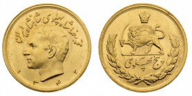 Iran
Mohammed Reza Pahlavi (1941-1979) - 5 Pahlavi 1342 SH (1963) - Molto rara - Solo 20 esemplari coniati con questa data - Lieve colpetto sul bordo...