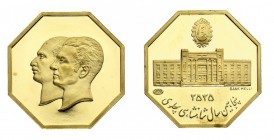 Iran
Mohammed Reza Pahlavi (1941-1979) - Insieme di due medaglie di piccolo modulo commemorative del 25° anniversario della Banca Nazionale - Marchio...