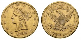 stati uniti d’america 
10 Dollari “Coronet Head” 1899 - Zecca: Filadelfia