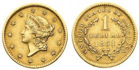 stati uniti d’america 
Dollaro “Coronet Head” I tipo 1851 - Zecca: Filadelfia