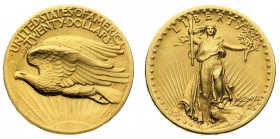 stati uniti d’america 
20 Dollari “Saint Gaudens” 1907 High Relief - Zecca: Filadelfia - Molto rara - Solo 11.250 esemplari coniati - Di qualità molt...