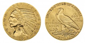 stati uniti d’america 
5 Dollari “Indian Head” 1913 - Zecca: Filadelfia