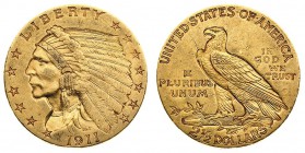 stati uniti d’america 
2,5 Dollari “Indian Head” 1915 - Zecca: Filadelfia