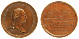 medaglie medaglie italiane 
Lombardia - Medaglia 1795 celebrativa del Capitano di Bergamo Nicolò Corner - Opus Anton Guillemard - Diametro mm. 48 e p...