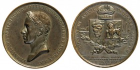 medaglie medaglie italiane 
Regno Lombardo-Veneto - Francesco I d’ Asburgo (1815-1835) - Medaglia 1815 per il giuramento - Opus Gerolamo Vassallo - D...