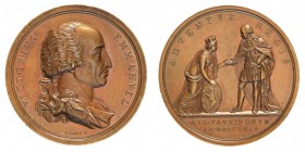 medaglie medaglie italiane 
Regno di Sardegna - Vittorio Emanuele I (1802-1821) - Medaglia 1814 celebrativa della Restaurazione - Opus A. Lavy - Diam...