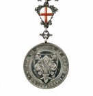 medaglie medaglie italiane 
Regno d’Italia - Medaglia 1887 per il Torneo di Firenze - Diametro mm. 45 e peso gr. 62,95 (corredata di nastro da collo)...