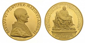 medaglie pontificie 
Paolo VI (1963-1978) - Medaglia 1964 Anno II - Opus Pietro Giampaoli - Diametro mm. 44 e peso gr. 68,44 - Rara - Di alta qualità...