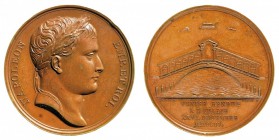medaglie napoleoniche 
1805 - Medaglia per l’annessione di Venezia al Regno d’Italia - Opus Jean Pierre Droz Brenet - Diametro mm. 41 e peso gr. 38,1...