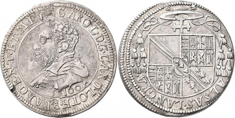 Frankreich: Straßburg (Bistum), Karl von Lothringen 1593-1607: Teston (1/3 Taler...