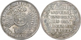 Niederlande: Nimwegen: Silbermedaille 1678 (Chronogramm), unsigniert, auf den Frieden von Nimegen am 10. August zwischen Frankreich und den Niederland...