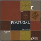 Portugal: Kursmünzensatz 2007, 1 Cent bis 2 Euro, seltener Jahrgang, in original Blister, stempelglanz.
 [differenzbesteuert]