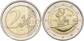 Vatikan: 2 Euro 2006, 500 Jahre Schweizer Garde, in original Folder.
 [differenzbesteuert]
