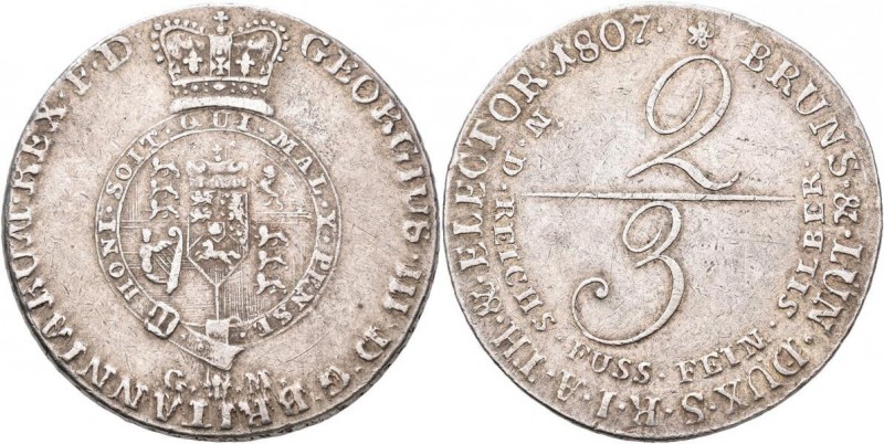 Altdeutschland und RDR bis 1800: Braunschweig-Calenberg-Hannover, Georg III. 176...