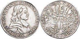 Altdeutschland und RDR bis 1800: Mainz-Erzbistum, Damian Hartard von der Leyen 1675-1678: 60 Kreuzer 1676 MF, Mainz. Davenport 655, Prinz Alexander 53...