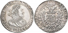 Haus Habsburg: Ferdinand III. 1637-1657: Reichstaler 1655 KB, Kremnitz, Davenport 3198, 28,57 g, sehr schön.
 [differenzbesteuert]