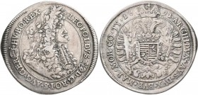 Haus Habsburg: Leopold I. 1657-1705: Reichstaler 1691 KB, Kremnitz, Davenport 3260, 28,54 g, fast sehr schön.
 [differenzbesteuert]