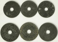 Drittes Reich: Reichskreditkasse: Lot 3 x 5 Reichspfennig 1940 A (Jaeger 618) sowie 3 x 10 Reichspfennig 1940 A (Jaeger 619). Sehr schön - vorzüglich....