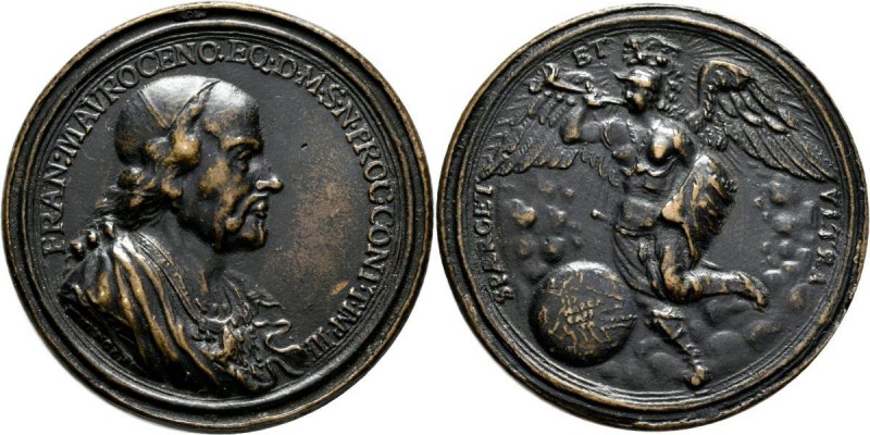 Medaillen alle Welt: Italien-Venezia: Marc Antonio Giustinian, 1684-1688. Bronze...