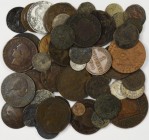 Alle Welt: Lot 66 diverse Kleinmünzen, überwiegend 19 Jhd., nicht näher bestimmt.
 [differenzbesteuert]