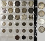 Alle Welt: Lot 31 Münzen, überwiegend Silbermünzen und 1 Medaille. Querbeet gesammelt.
 [differenzbesteuert]