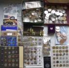 Alle Welt: Sammlungsnachlass mit diversen Münzen aus aller Welt, überwiegend Kleinmünzen aus aller Welt, auch als ”Kiloware” bekannt, dabei einiges an...