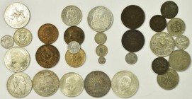 Südamerika: Lot 30 Münzen aus Südamerika wie Peru, Brasilien, Argentina, Paraguay, Uruguay sowie Mexiko. Etliche Silbermünzen dabei.
 [differenzbeste...