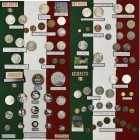 Mexiko: Eine umfangreiche Typensammlung Mexikanischer Münzen ab ca. 1823. 12 BEBA Schuber mit Münzen, welche vom Sammler liebevoll in aufwändiger Hand...
