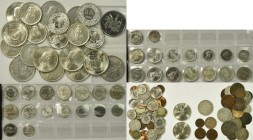 Schweiz: Interessantes Lot an Schweizer Münzen: Sowohl vor 1850, u.a. 2 Franken 1863, 20 Rappen 1858 wie auch Eidgenossenschaft von 1 Rappen bis 5 Fra...