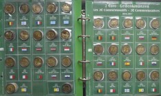 Euromünzen: Kleine Sammlung an 2 Euro Münzen im Safe Album der Jahrgänge 2015-2017. Dabei auch Andorra, San Marino, Vatikan und Monaco. Alle Münzen lo...