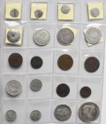 Haus Habsburg: Eine kleine Schachtel mit 20 diversen Münzen vom Kreuzer bis Florin aus der Monarchie.
 [differenzbesteuert]