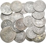 Haus Habsburg: Lot 20 Kleinsilber-Münzen, meist 17. Jahrhundert, sehr schön.
 [differenzbesteuert]