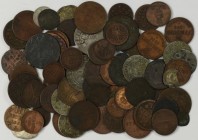 Altdeutschland und RDR 1800 - 1871: Lot 86 Münzen aus Altdeutschland, überwiegend kleine Nominale wie Pfennige oder Stuber. Nicht näher bestimmt, Besi...