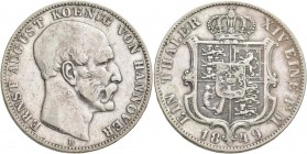 Hannover: Ernst August 1837-185: Lot 3 Münzen: Taler 1840, 1849, 1850. Überwiegend sehr schön.
 [differenzbesteuert]