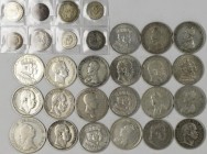 Preußen: Kleines Konvolut von 29 Silbermünzen, dabei: Taler 1770 A, Taler 1816 A, 1818 A (5x), 1819 D, Ausbeutetaler 1846, Taler 1866 A, 1867 A (2x), ...