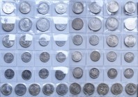Umlaufmünzen 2 Mark bis 5 Mark: Kleines Lot 26 diverse Silbermünzen aus dem Kaiserreich. Überwiegend 2 Mark und 3 Mark. Dabei auch bessere Stücke dabe...