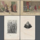 Varia, Sonstiges: Circa 75 alte Kupferstiche aus der Serie ”Französische Könige”, meist mit Wasserflecken, einige wenige koloriert.
 [differenzbesteu...