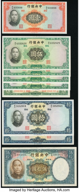 A Selection of Issues from the Central Bank of China. Extremely Fine or Better. ...