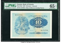 Estonia Bank of Estonia 10 Krooni 1940 Pick 68a PMG Gem Uncirculated 65 EPQ. 

HID09801242017