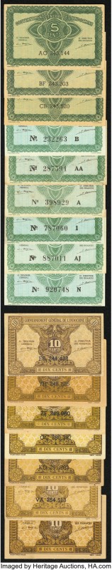 A Group of Small Change Notes from French Indochina. Fine or Better. 

HID098012...