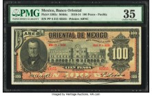 Mexico Banco Oriental 100 Pesos 10.3.1914 Pick S385c M464c PMG Choice Very Fine 35. 

HID09801242017