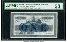 Northern Ireland Northern Bank Limited 1 Pound 1.1.1940 Pick 178b PMG About Uncirculated 53. Annotation, small tear.

HID09801242017