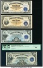 Philippines Treasury Certificate Victory Issue 1 Peso ND (1944) Pick 94 Crisp Uncirculated; Treasury Certificate Victory Issue 2 Pesos ND (1944) Pick ...